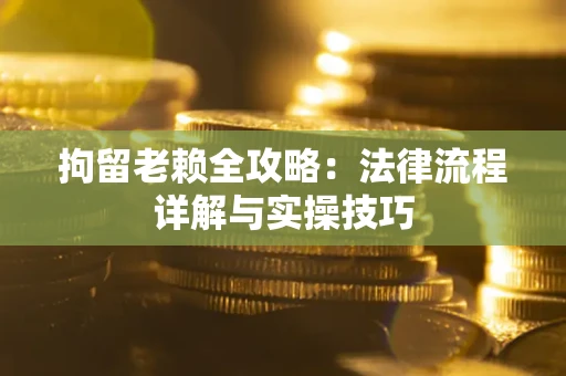 济南拘留老赖全攻略：法律流程详解与实操技巧